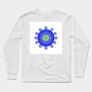 Blue circles Long Sleeve T-Shirt